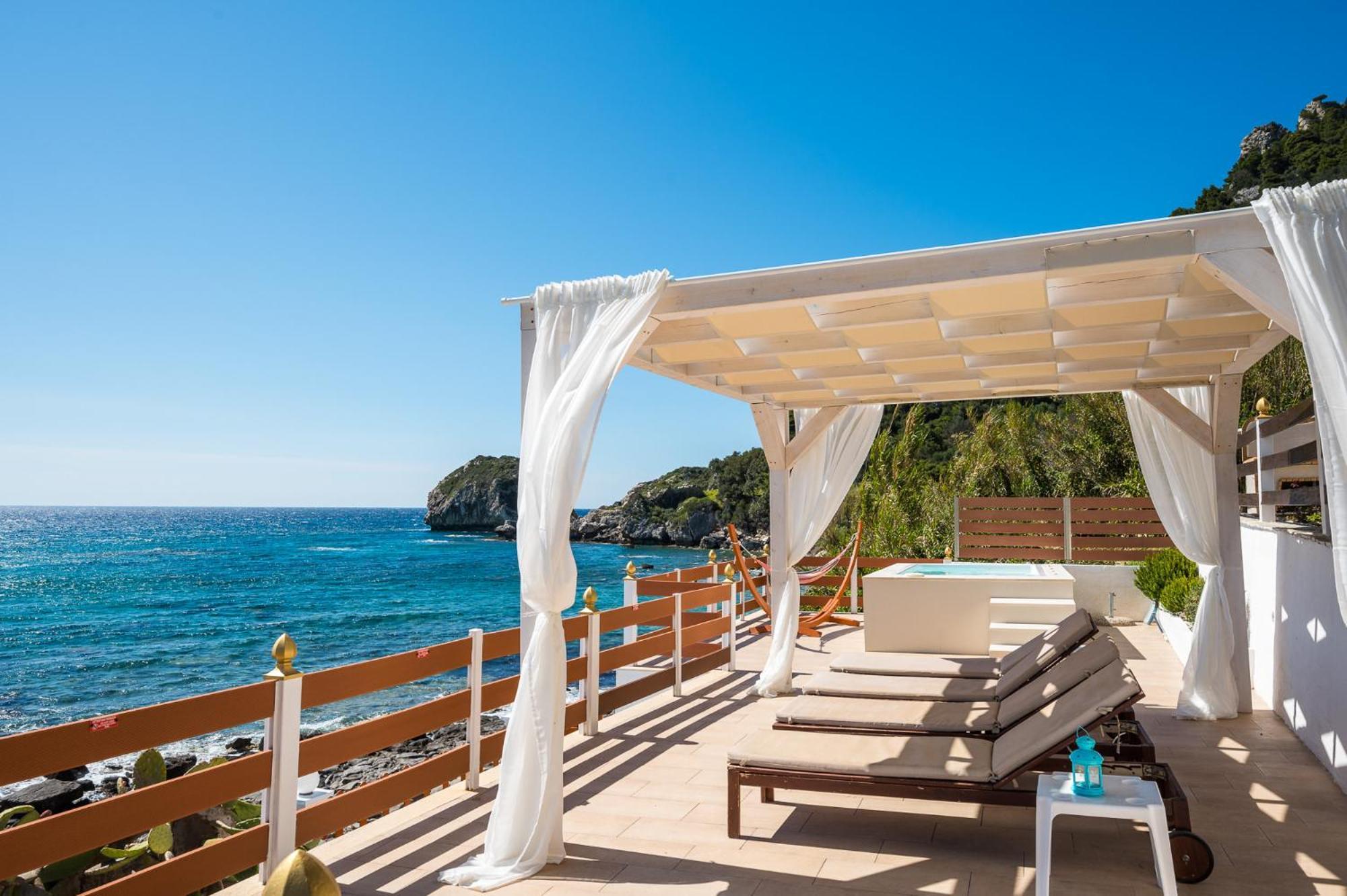 Villa Renata & Villa Filippos With Private Plunge Pool By Konnect Agios Gordios (Corfu) Exterior foto