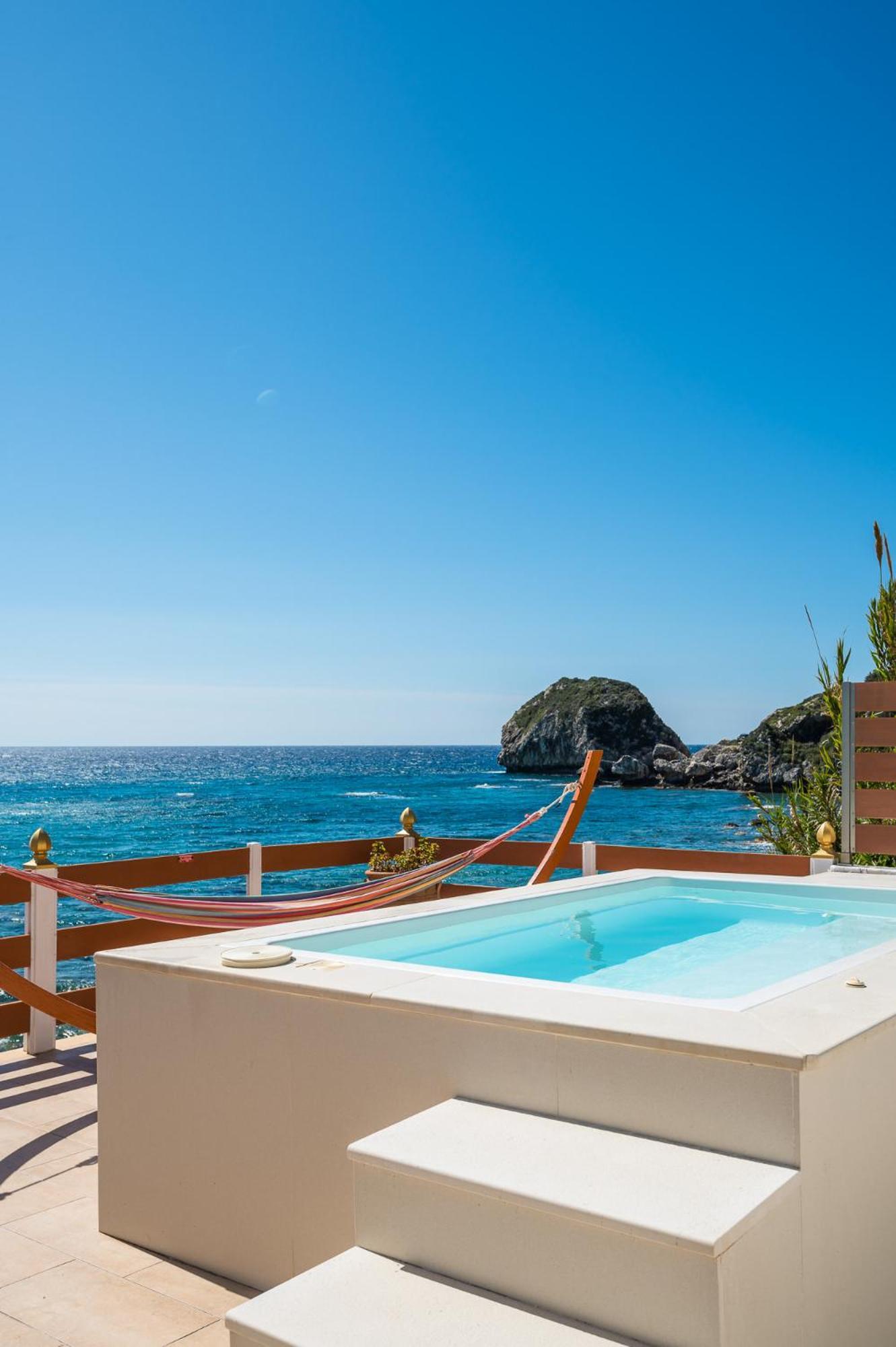 Villa Renata & Villa Filippos With Private Plunge Pool By Konnect Agios Gordios (Corfu) Exterior foto